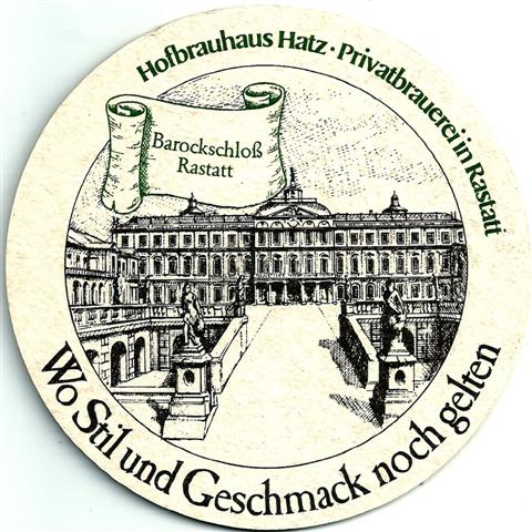 rastatt ra-bw hatz augustus 1b (rund215-barockschloss-schwarzgrn)